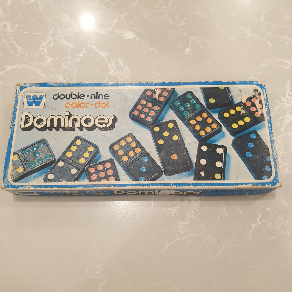 Double Nine Color Dot Dominoes Set